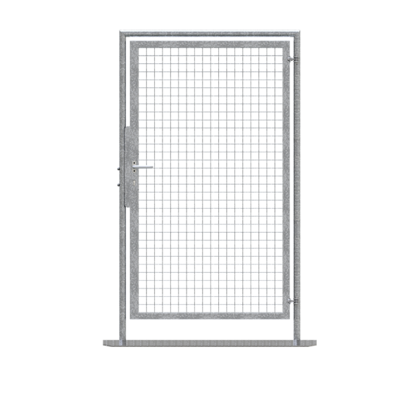 Mobile fence door | with handle or panic lock | with handle inside and outside
